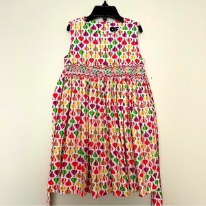 Question Everything Vtg Multicolored Air Balloon Printed Girls Dress Size 3-